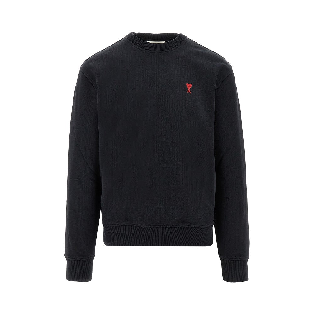 Ami de Coeur embroidery crewneck sweatshirt