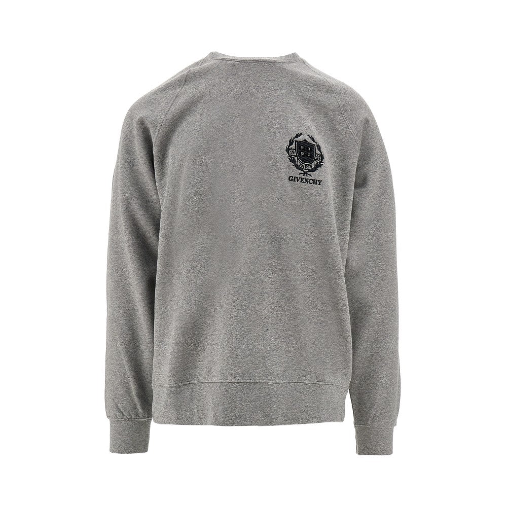&#39;Givenchy Crest&#39; embroidery sweatshirt