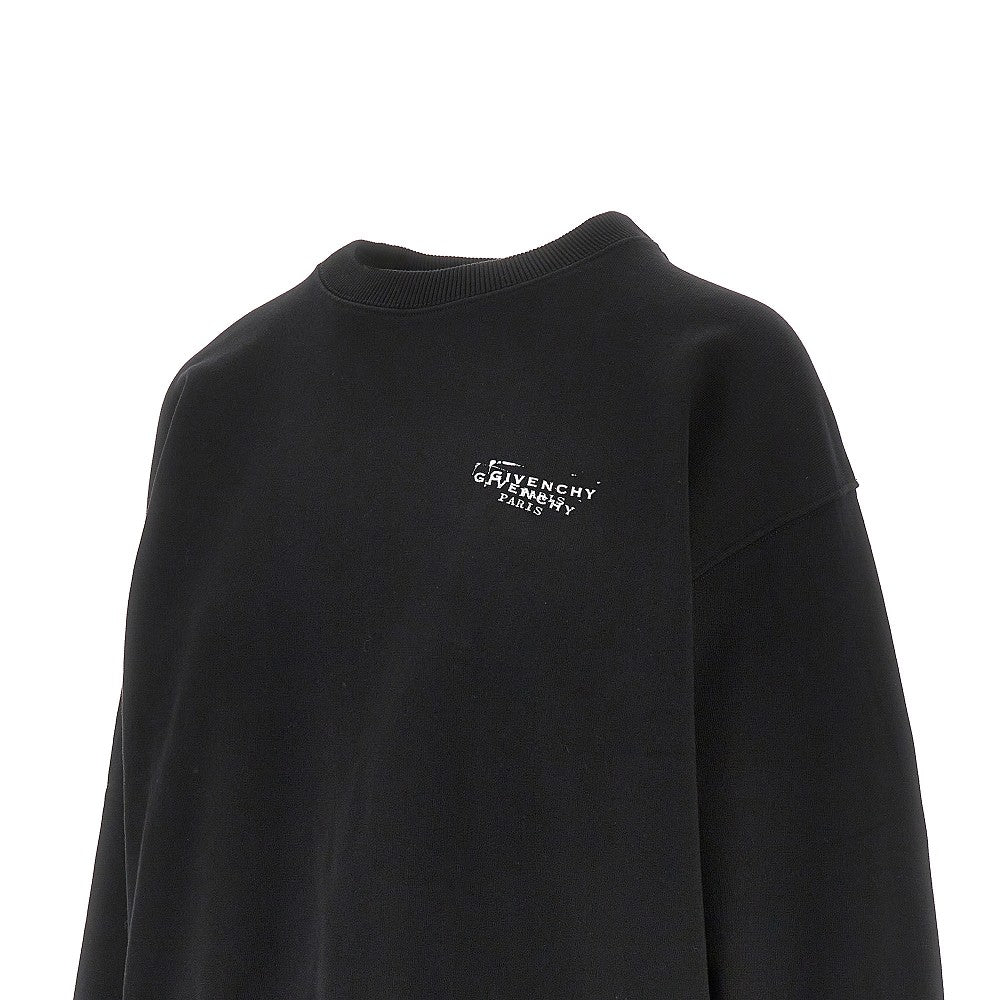 Felpa girocollo con stampa 'Givenchy Stamp'