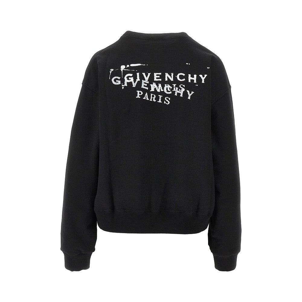 Felpa girocollo con stampa 'Givenchy Stamp'