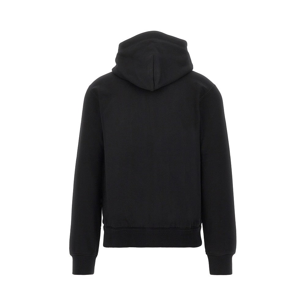 Felpa full-zip con placchetta logo