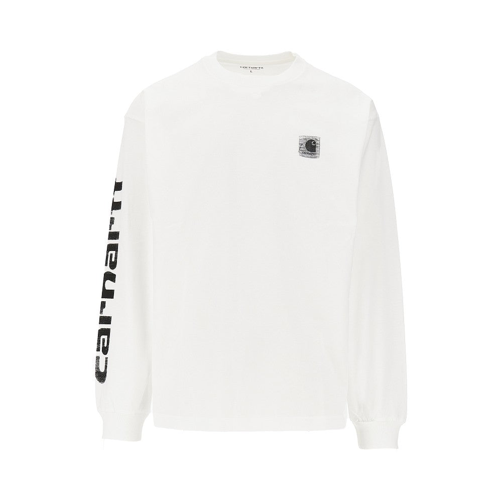 'Archive Script' long-sleeved T-shirt
