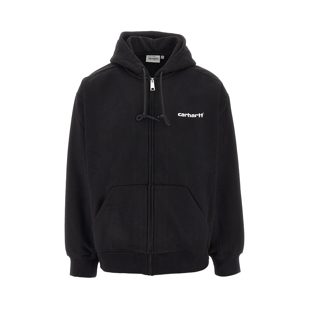 'Archive Lines' full-zip hoodie