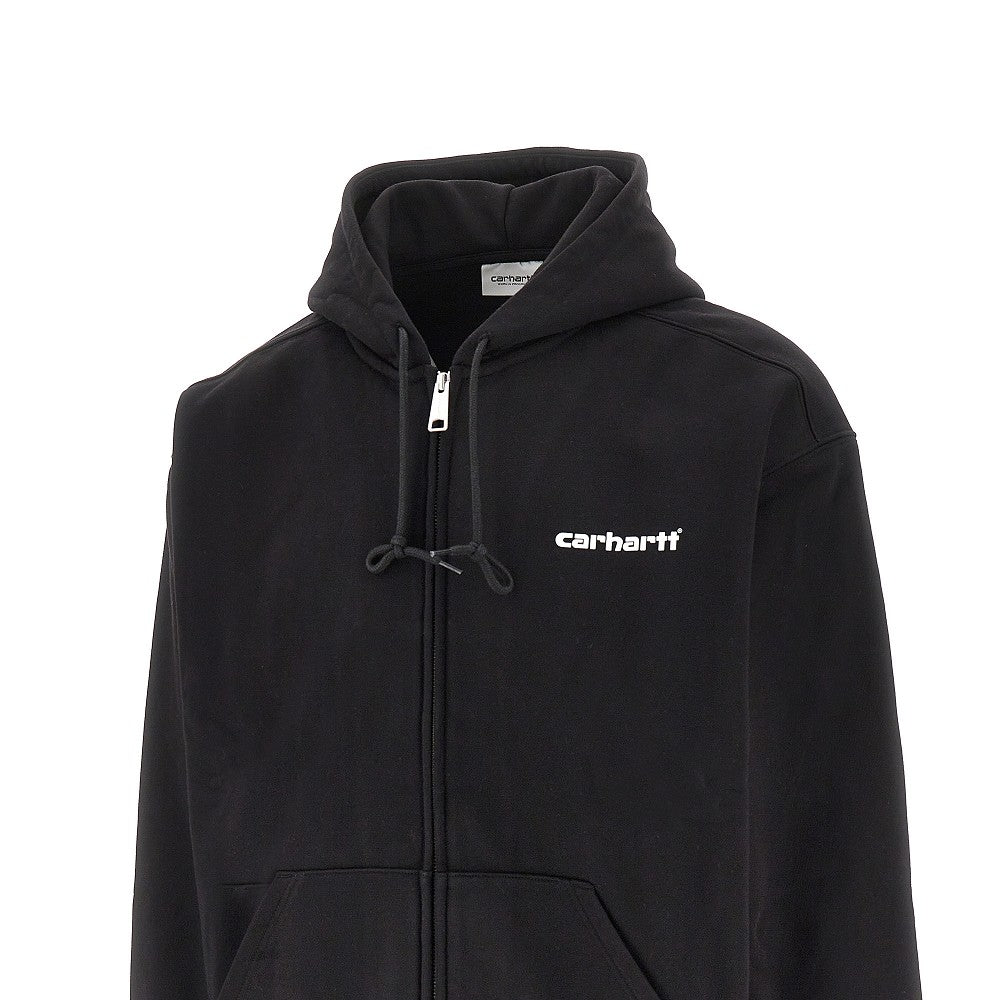 'Archive Lines' full-zip hoodie