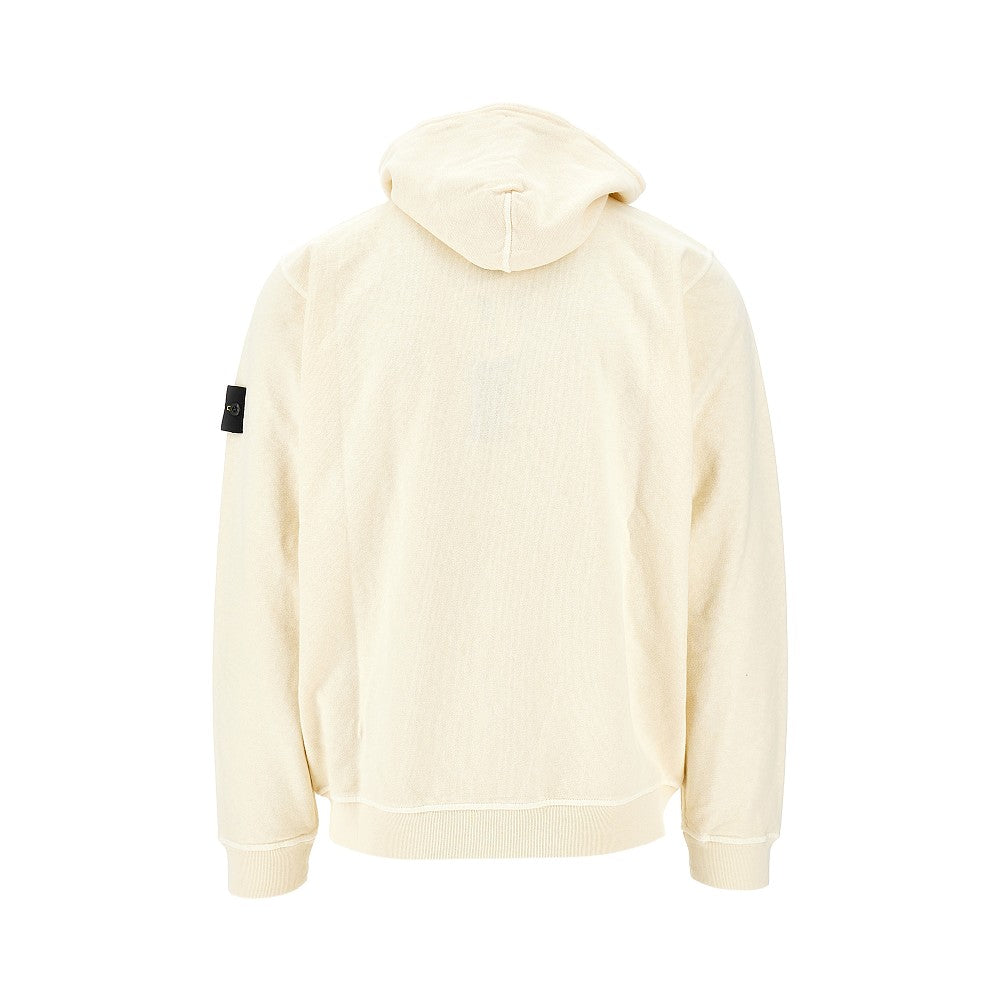 Felpa full-zip in french terry