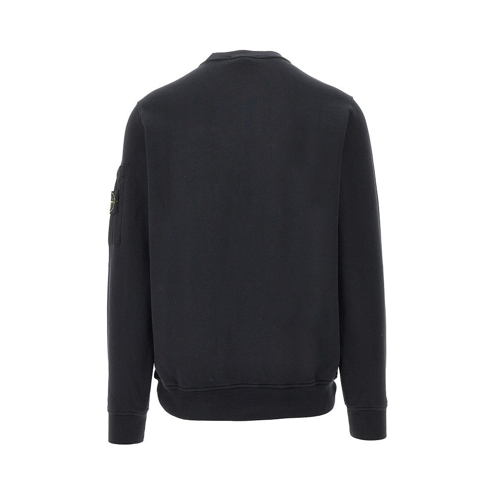 Felpa girocollo con tasca in ripstop