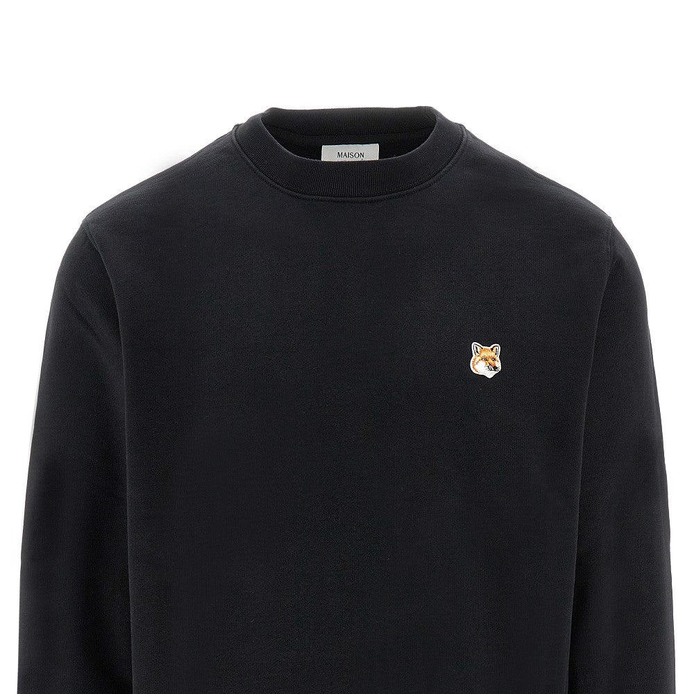 Fox Head patch crewneck sweatshirt
