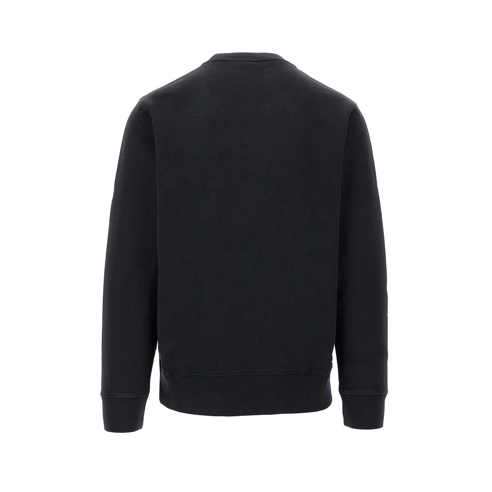 Fox Head patch crewneck sweatshirt