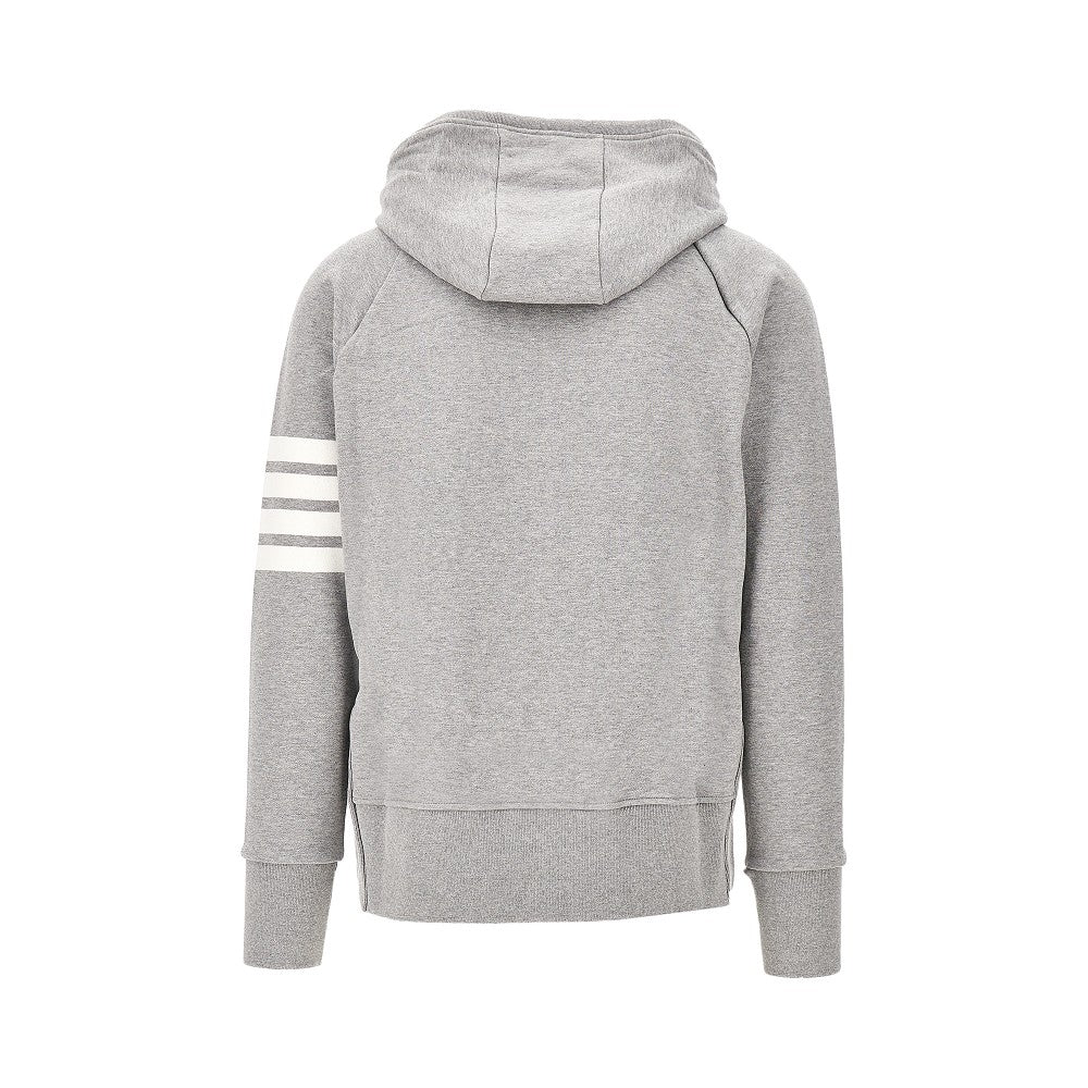 Felpa full-zip con dettaglio 4 Bar