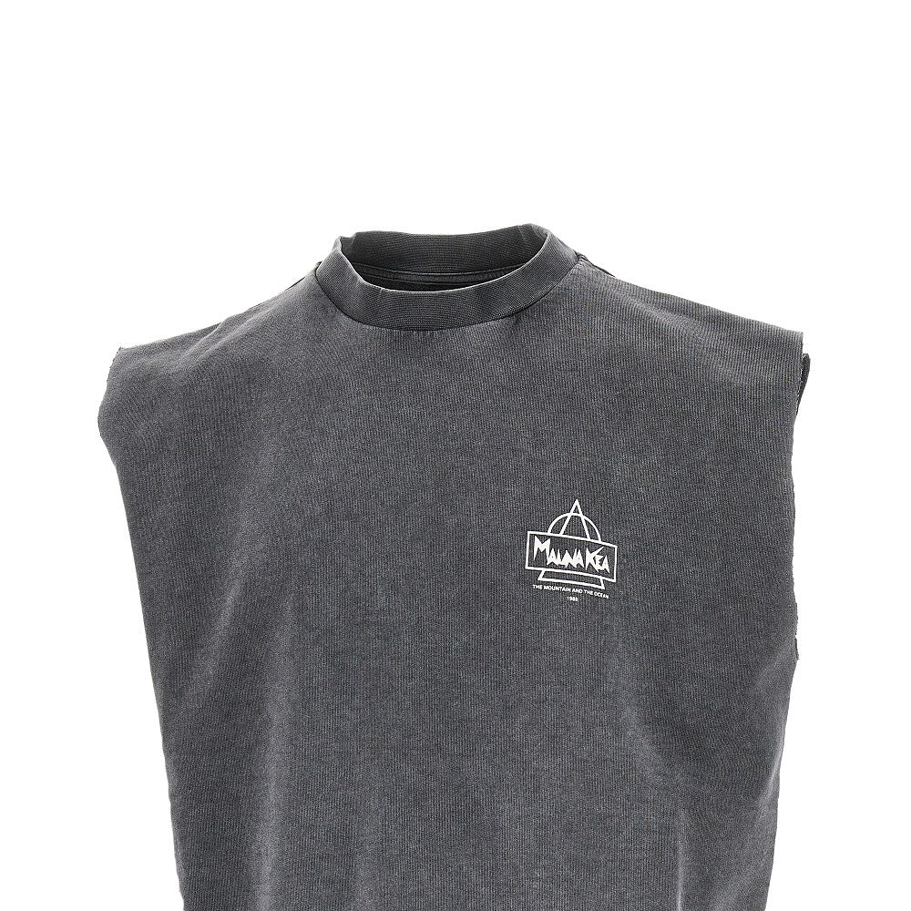 'Beach and Snow' sleeveless sweatshirt