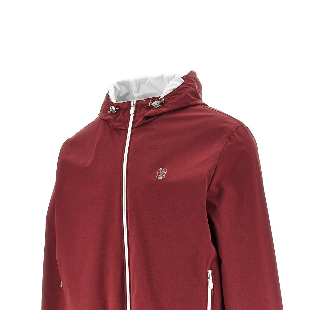 Bonded nylon blouson jacket