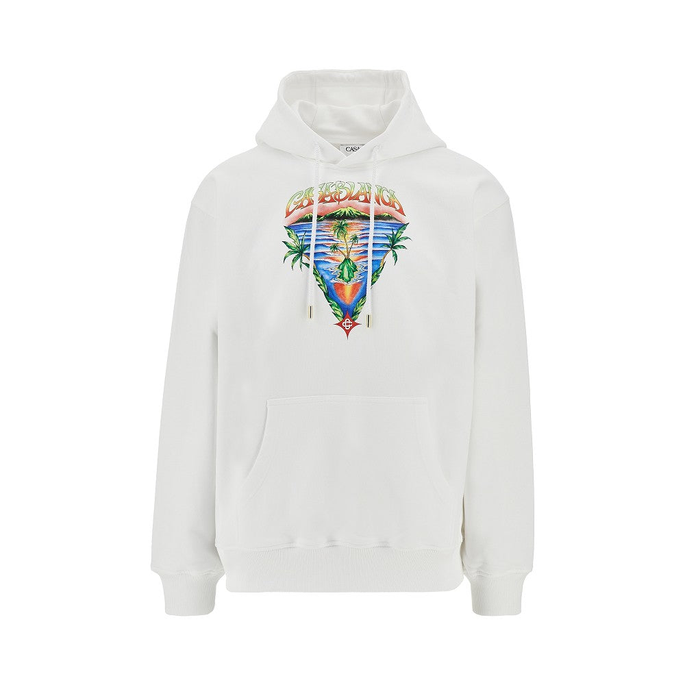 'Innocence Triangle' print hoodie
