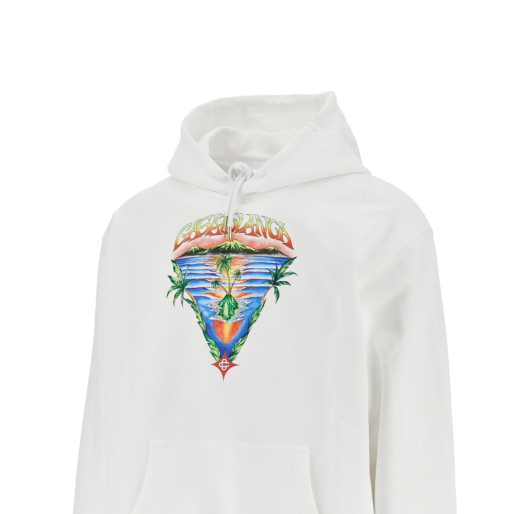 'Innocence Triangle' print hoodie