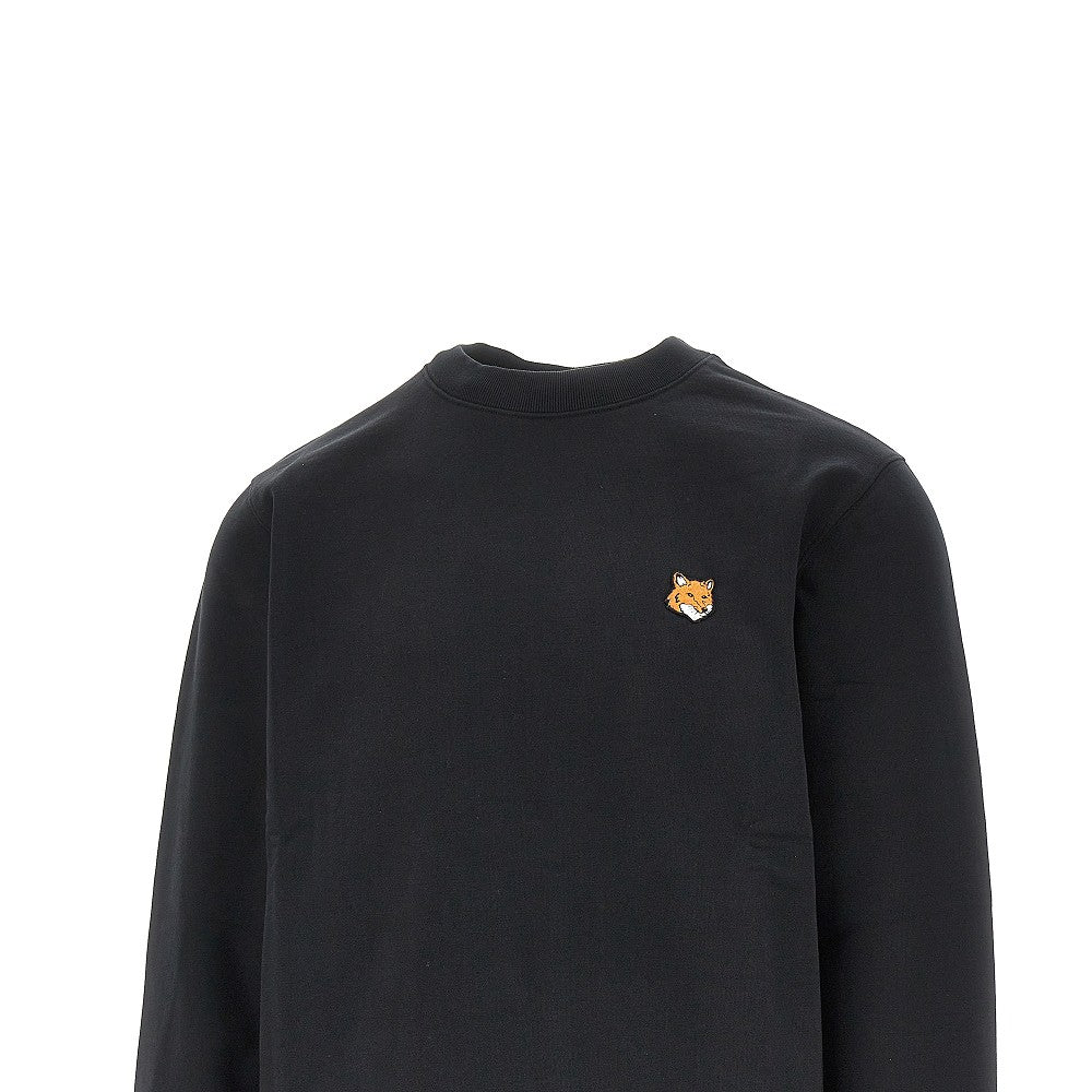 Felpa girocollo con patch 'Fox Head'