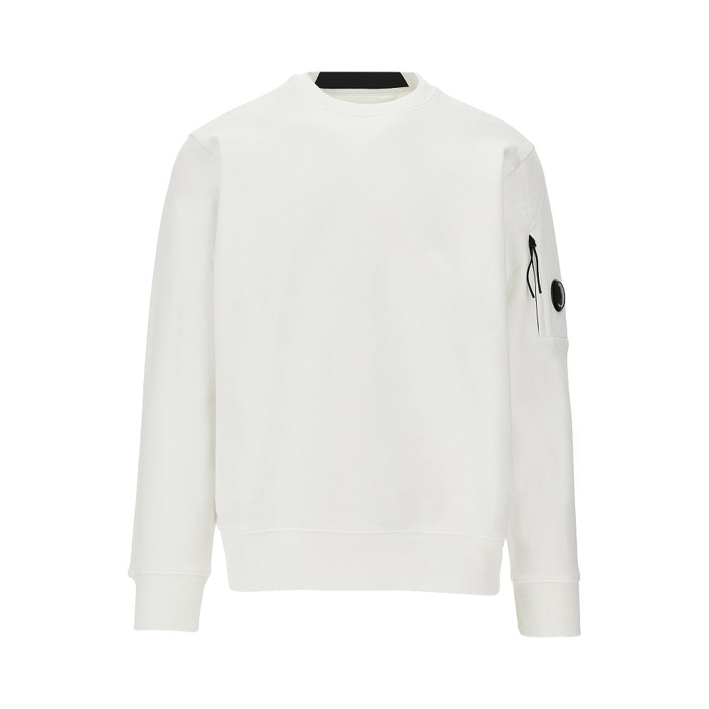 Crewneck sweatshirt with Lens inlay