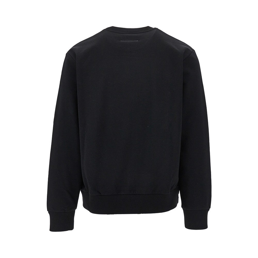 Spray print sweatshirt