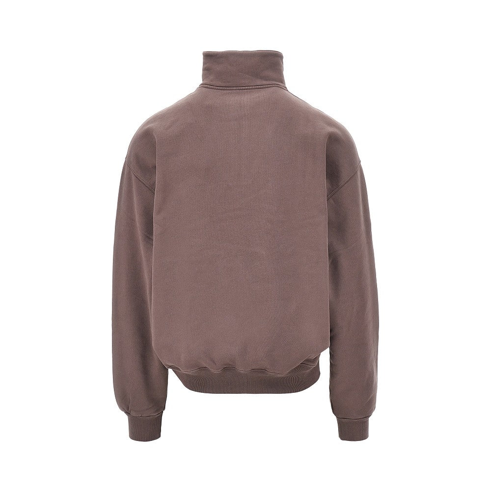 'Gros Grain' half-zip sweatshirt