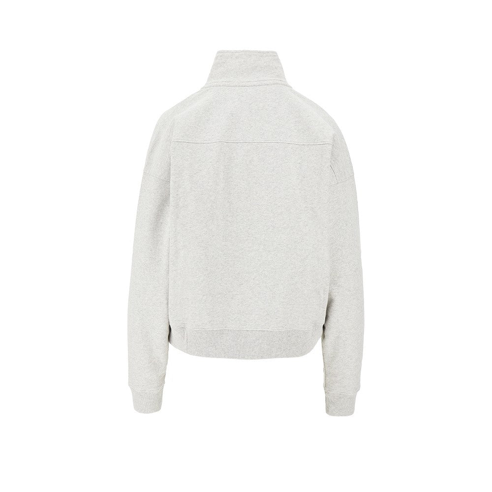 Felpa con mezza zip 'BH Crest'