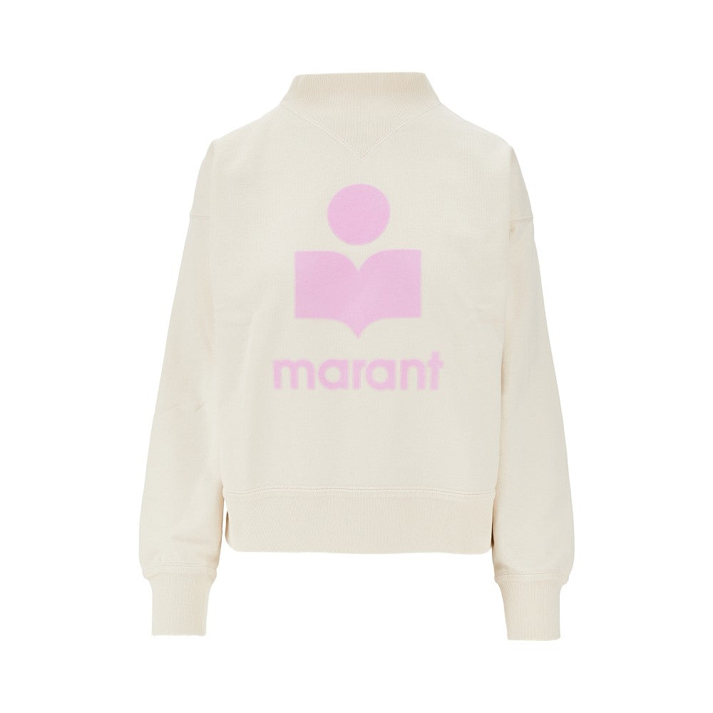Felpa 'Moby' con logo floccato