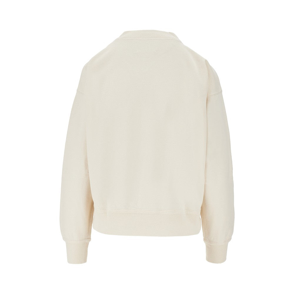 'Moby' sweatshirt with flocked logo