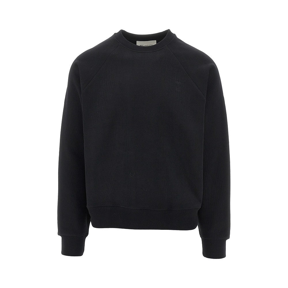 Embossed Ami de Coeur crewneck sweatshirt