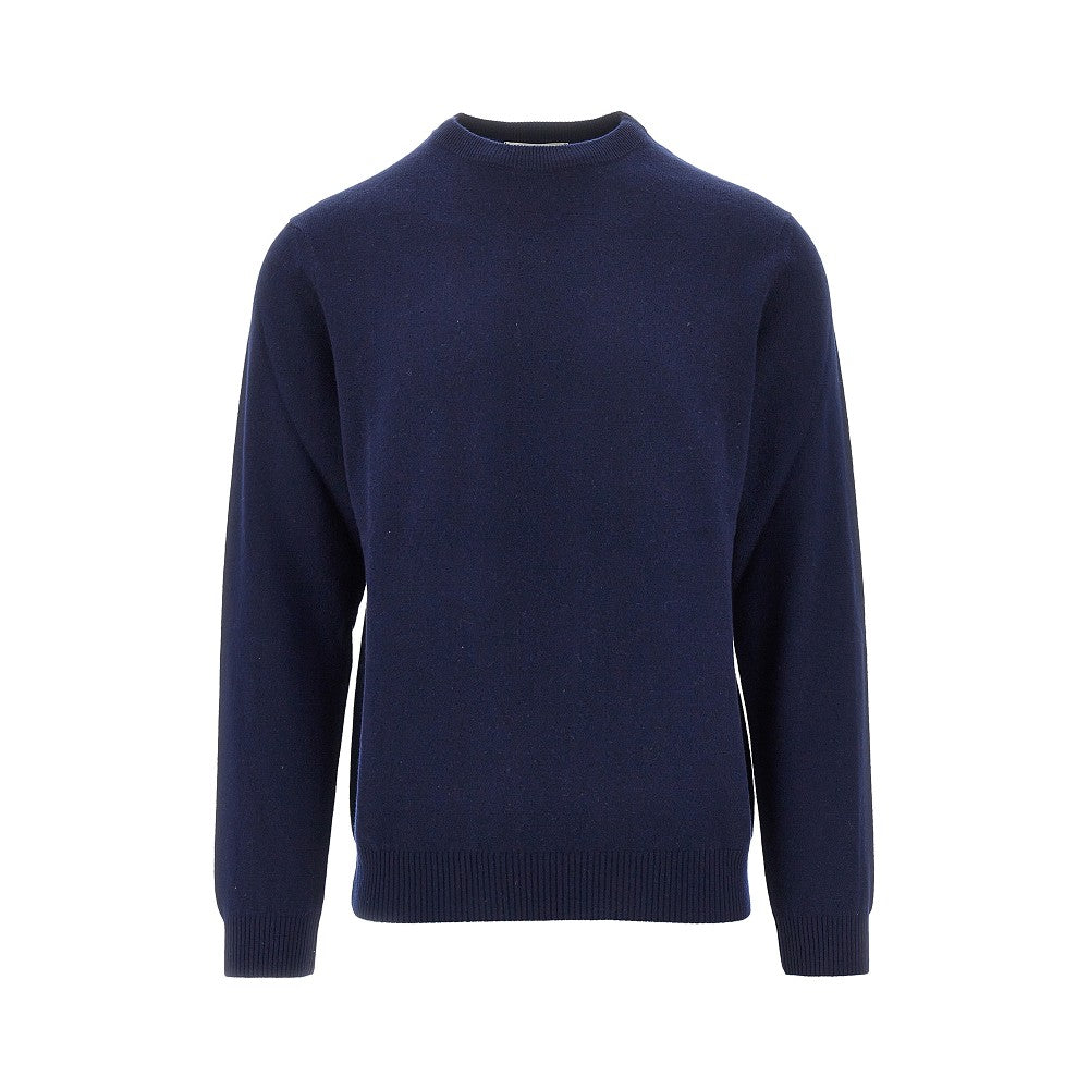 Pullover girocollo in cachemire