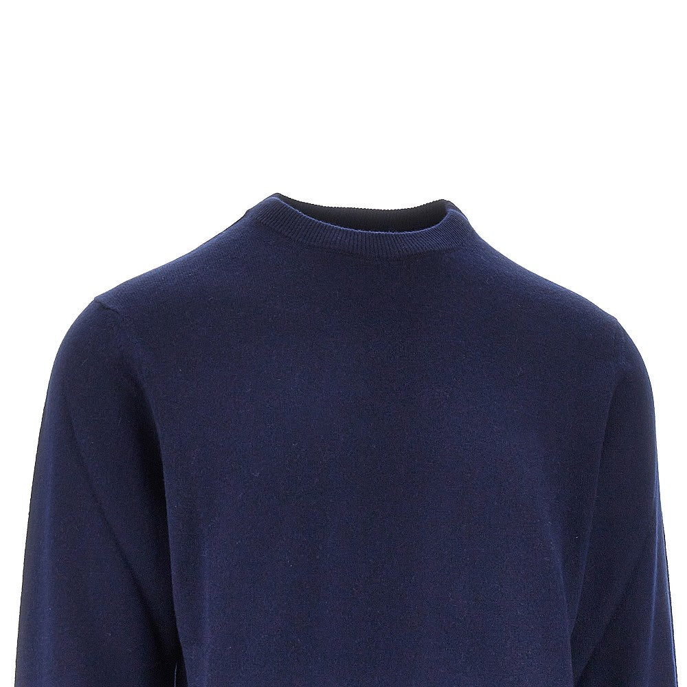 Pullover girocollo in cachemire