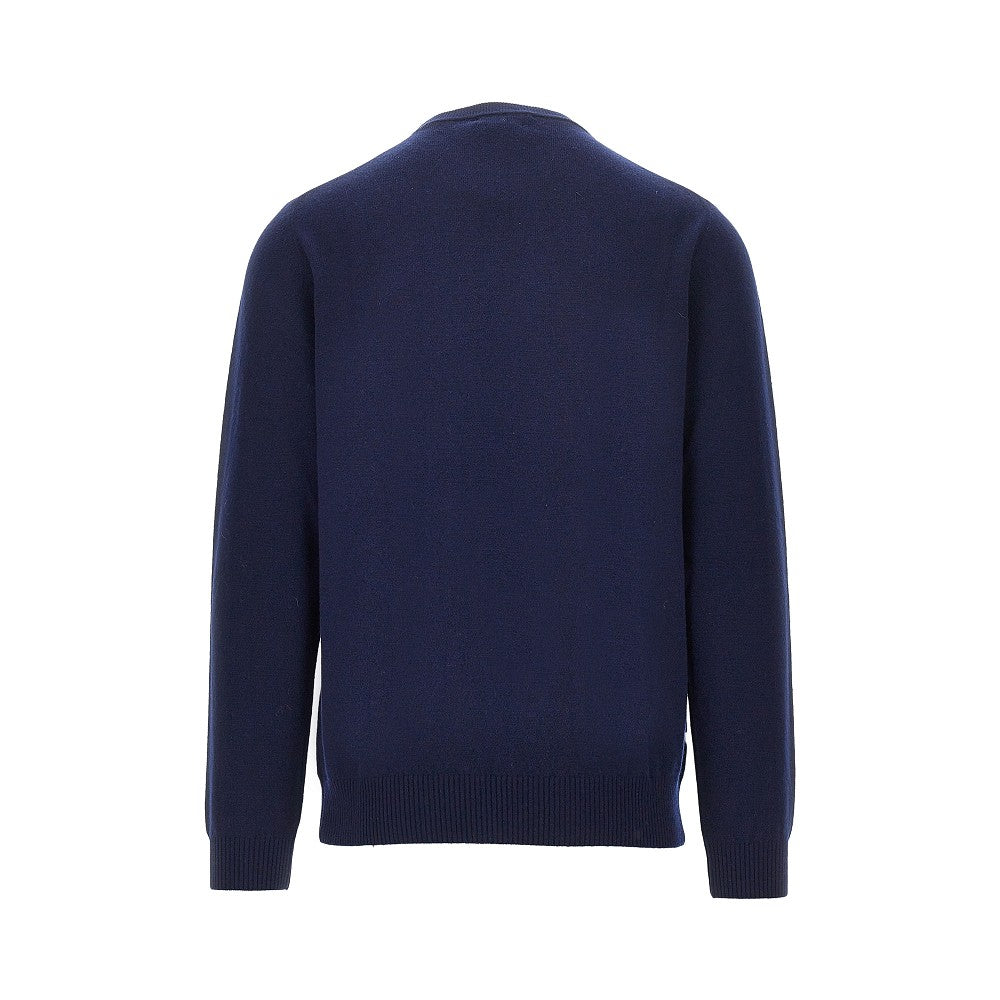 Pullover girocollo in cachemire