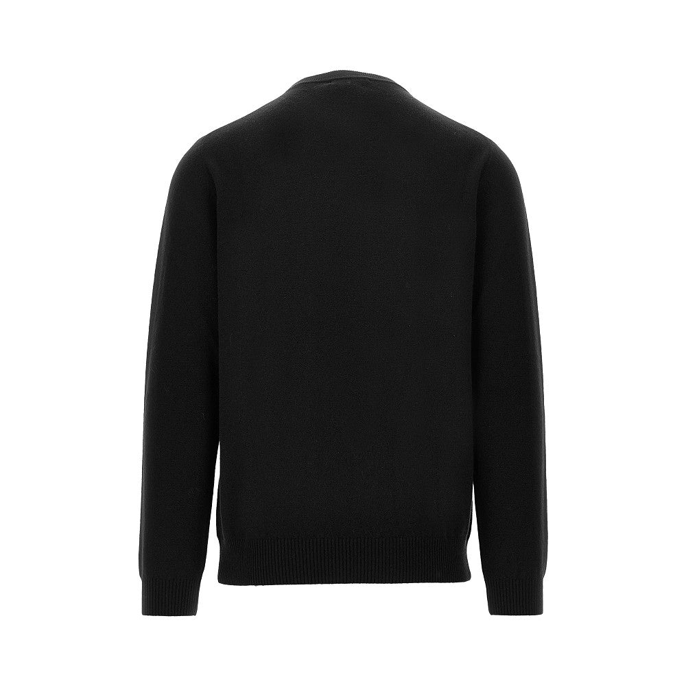 Pullover girocollo in cachemire