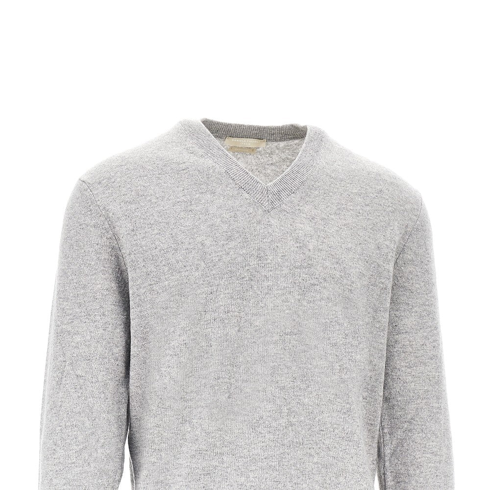 Pullover in cachemire con scollo a V