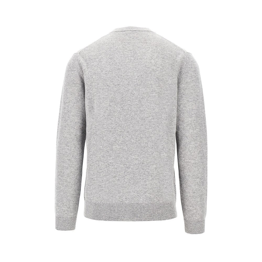 Pullover in cachemire con scollo a V