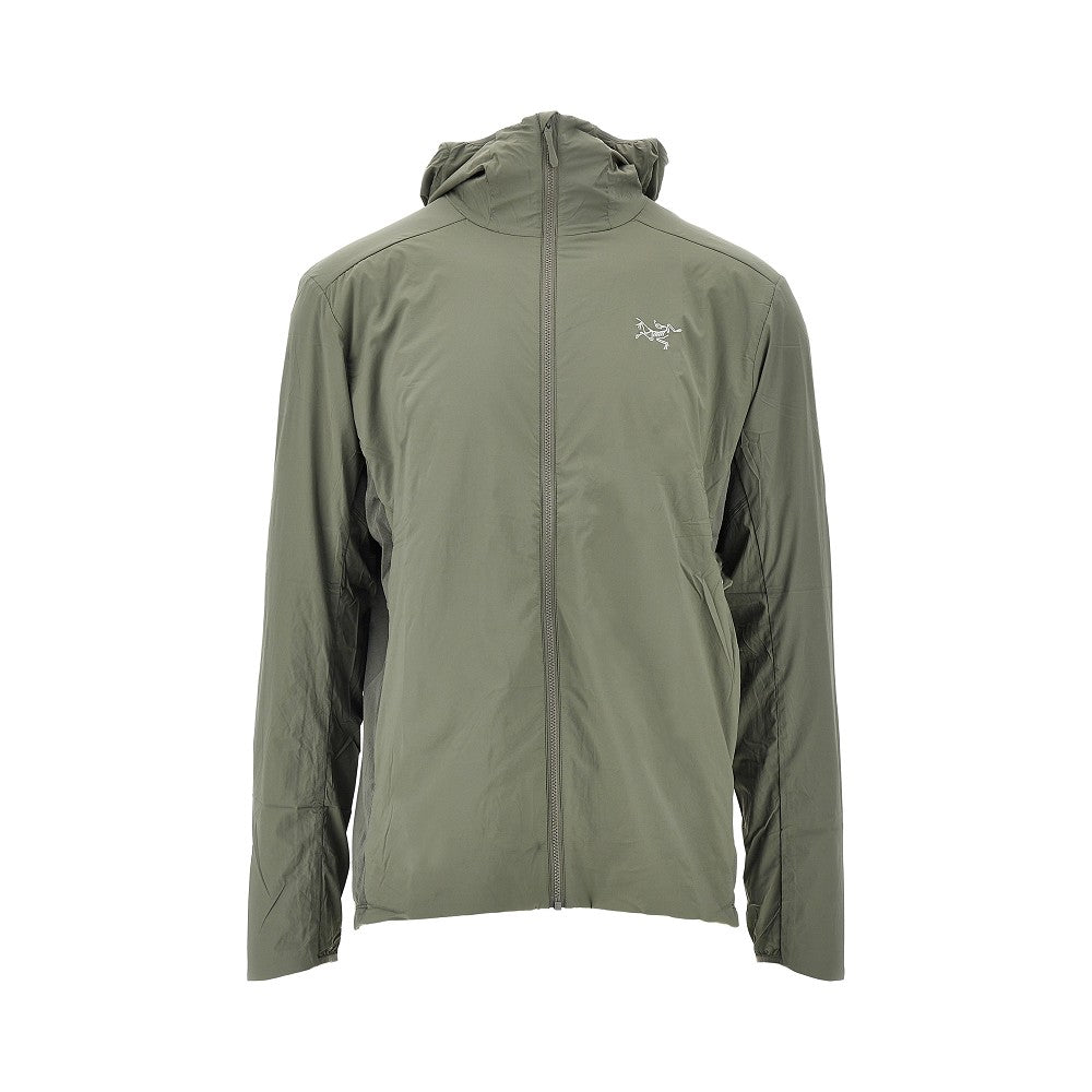 'Atom' hooded water-repellent jacket