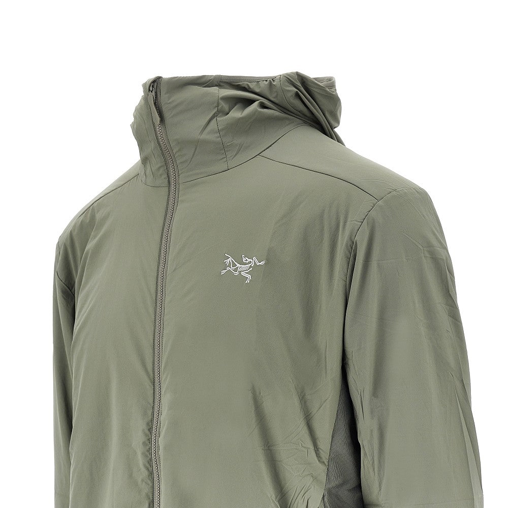 'Atom' hooded water-repellent jacket