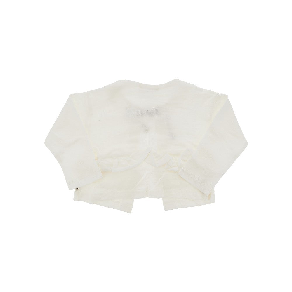 Linen jersey cardigan