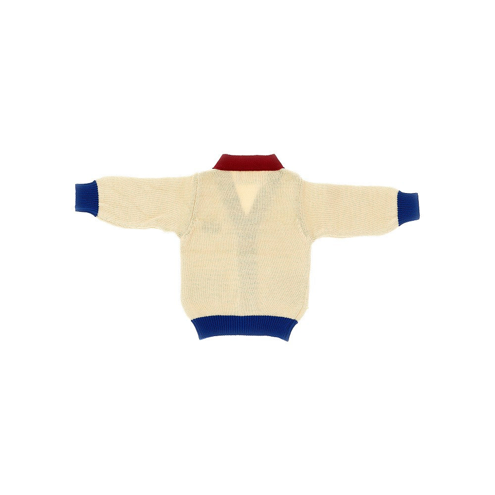 'Bobo Choo Choo' color block cardigan