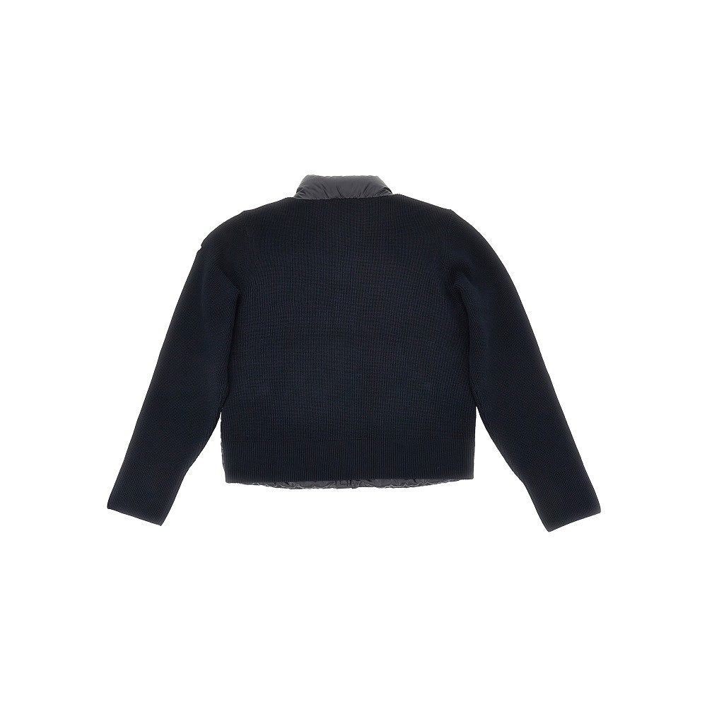 Nylon and cotton knitting cardigan