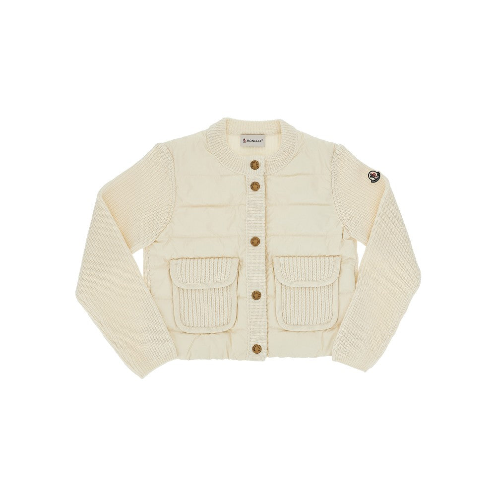 Cardigan in maglia e microfibra imbottito - KIDS