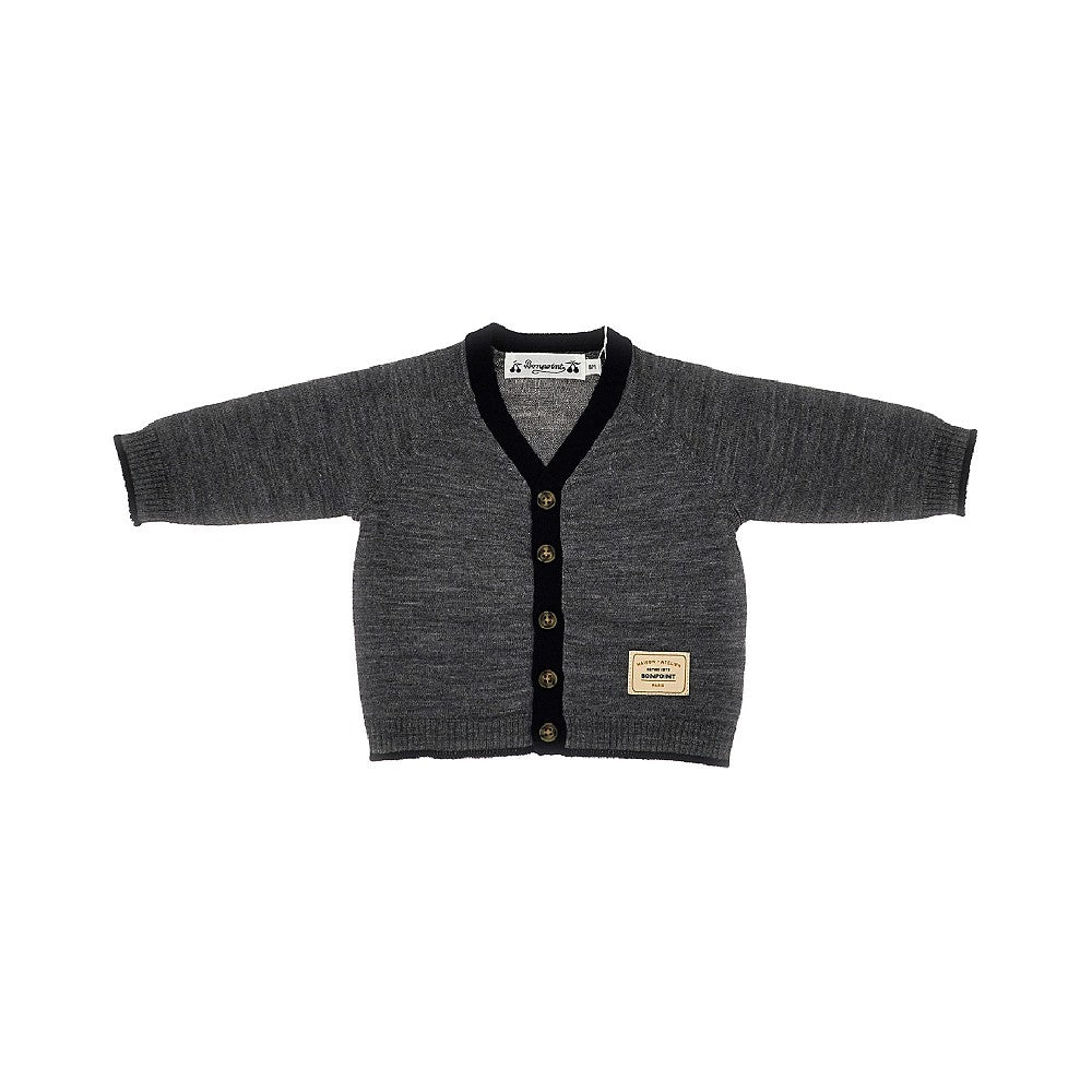 Merino wool cardigan