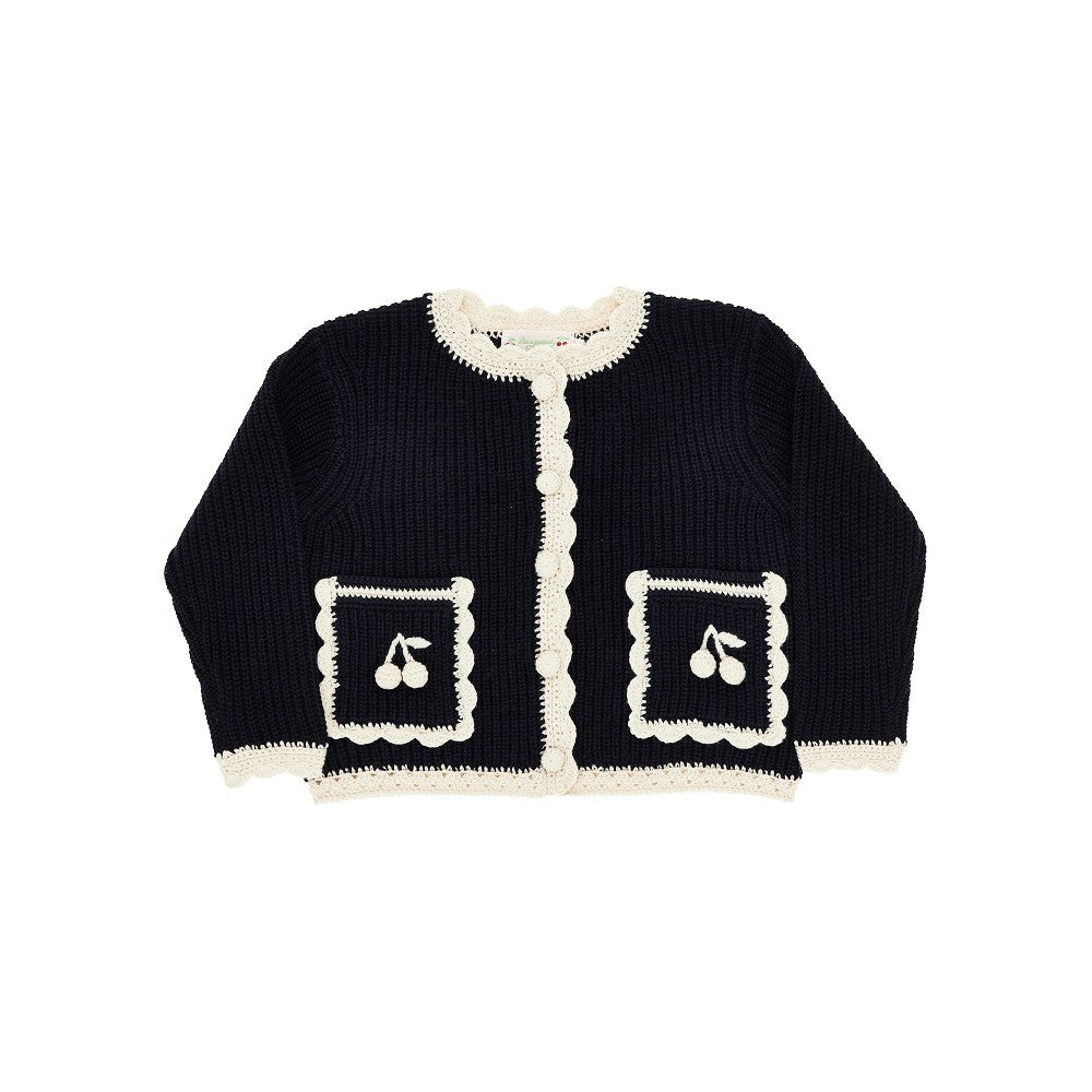 Cardigan in lana e cotone 'Marlys' - KIDS