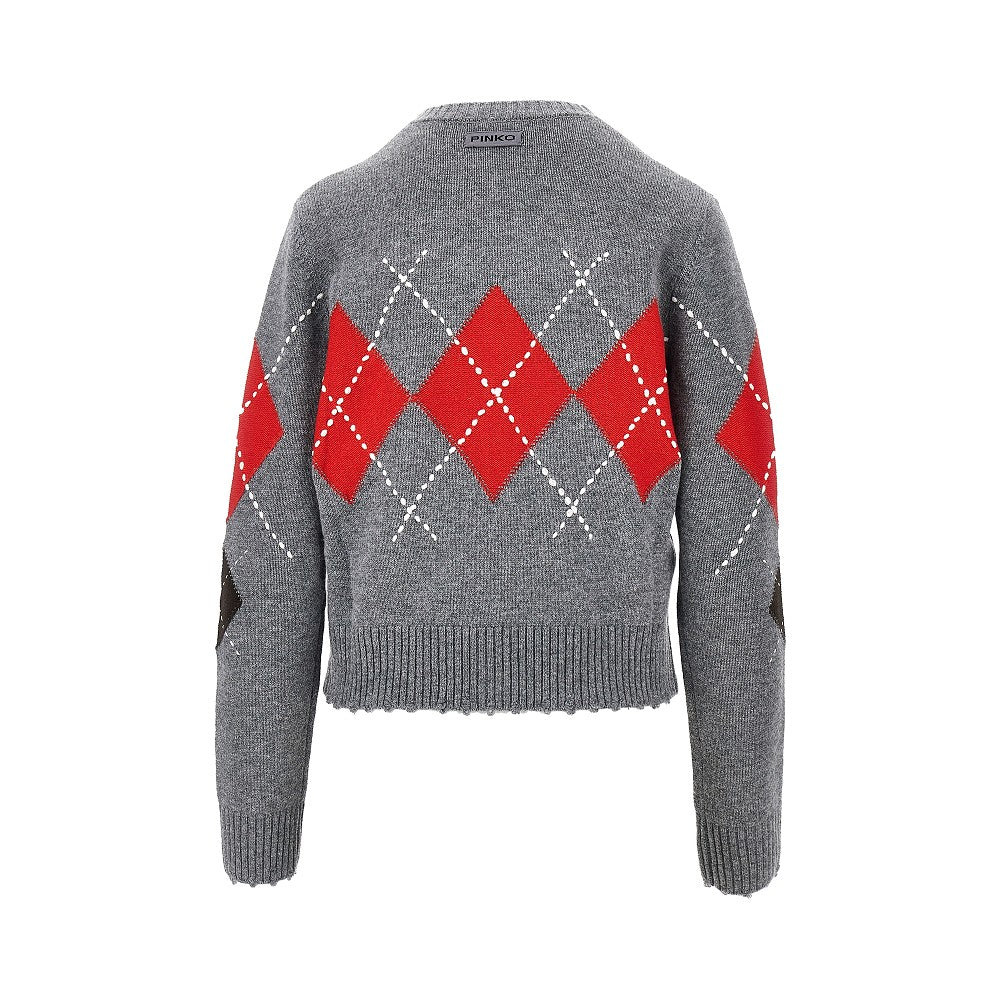 Cardigan in maglia di lana e cachemire