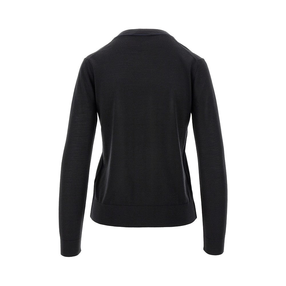 Cardigan 'Simone' in misto lana e seta