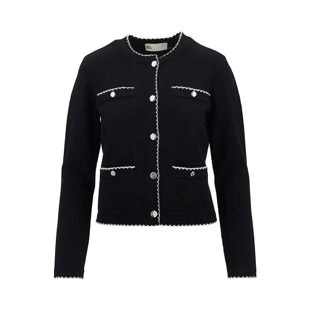 Cardigan 'Kendra' con orli smerlati