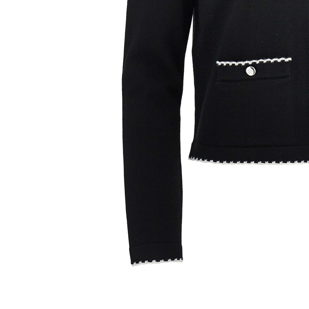 Cardigan 'Kendra' con orli smerlati