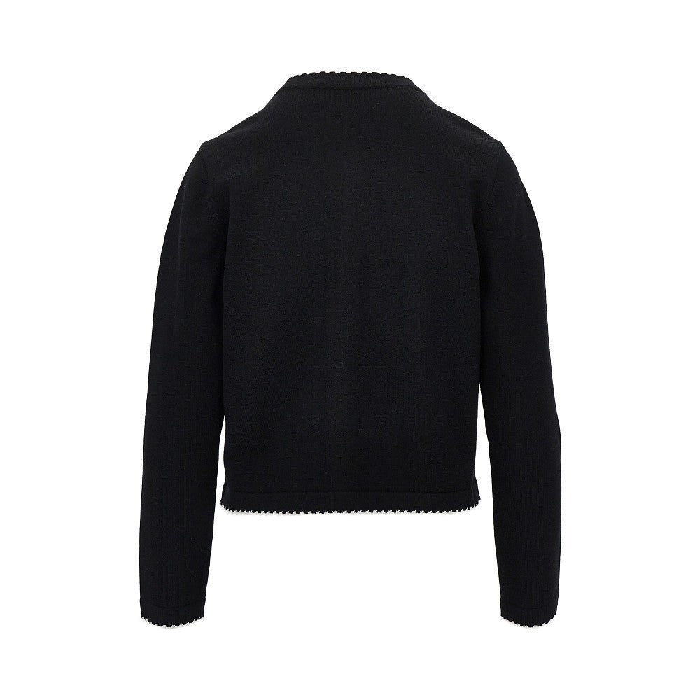 Cardigan 'Kendra' con orli smerlati