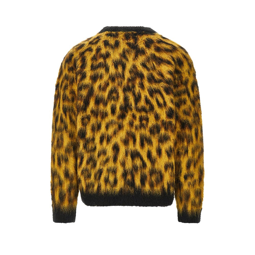 'Patron' leopard-motif cardigan