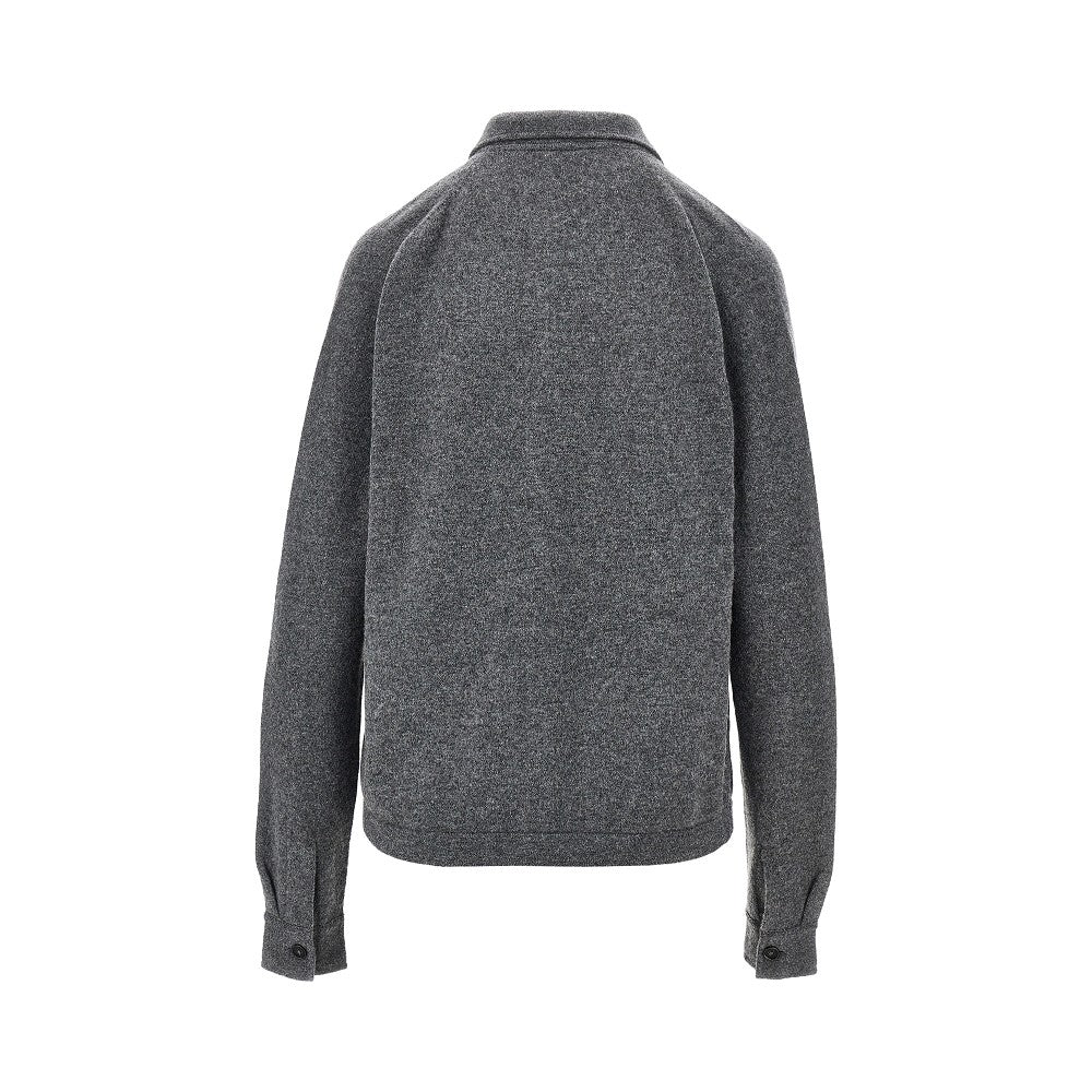 Cardigan in cachemire con colletto
