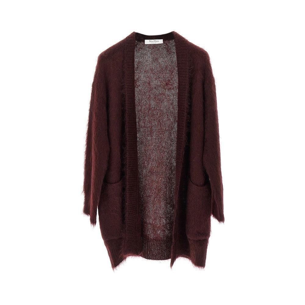 Mohair blend oversized cardigan