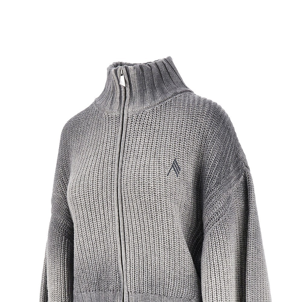 Faded wool and cashmere cardigan