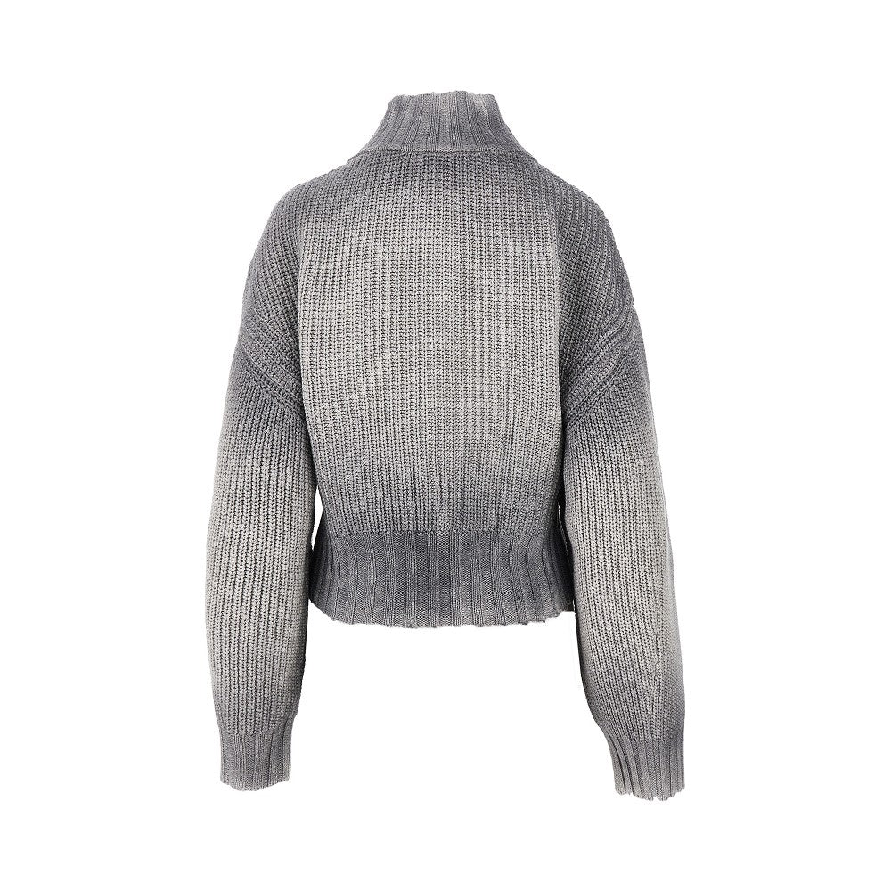 Faded wool and cashmere cardigan