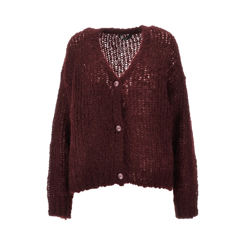Cardigan in misto mohair